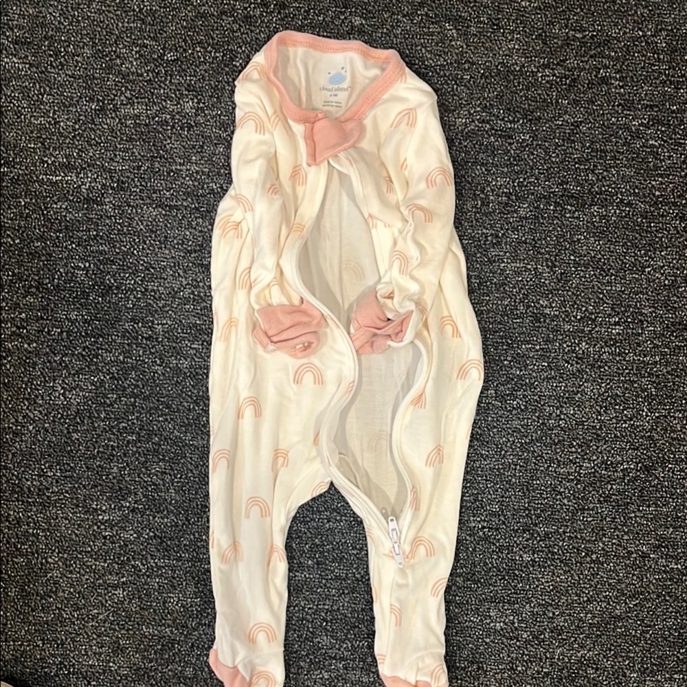 Kids One Piece with Pink Accents